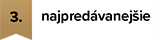 3. najpredávenjšie